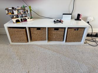 IKEA storage cube with bins