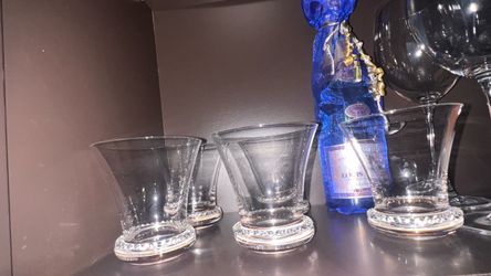 Clear Crystal Tumbler Glasses