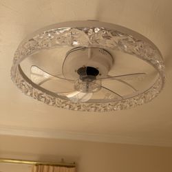 Ceiling Fan/ Light Crystal 