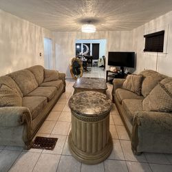 Beige Living Room Set