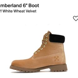 Worn Once! OFF WHITE TIMBERLAND BOOTS 