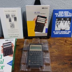 HP 17BII Vintage Business Financial Calculator Hewlett Packard W/Batteries 1987