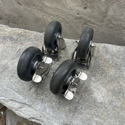 Caster Wheels 4” Stainless Steel $20