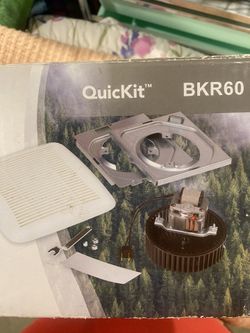 Bath Fan Replacement Cover And Motor Kit