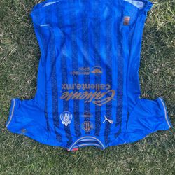 Chivas Soccer Jersey Blue and gold