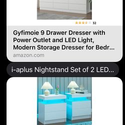 Brand New In the Box Dresser And Two Night Stands 