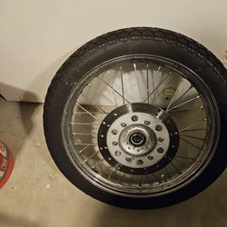Honda Rebel 250cc Front Tire and Rim For Sale