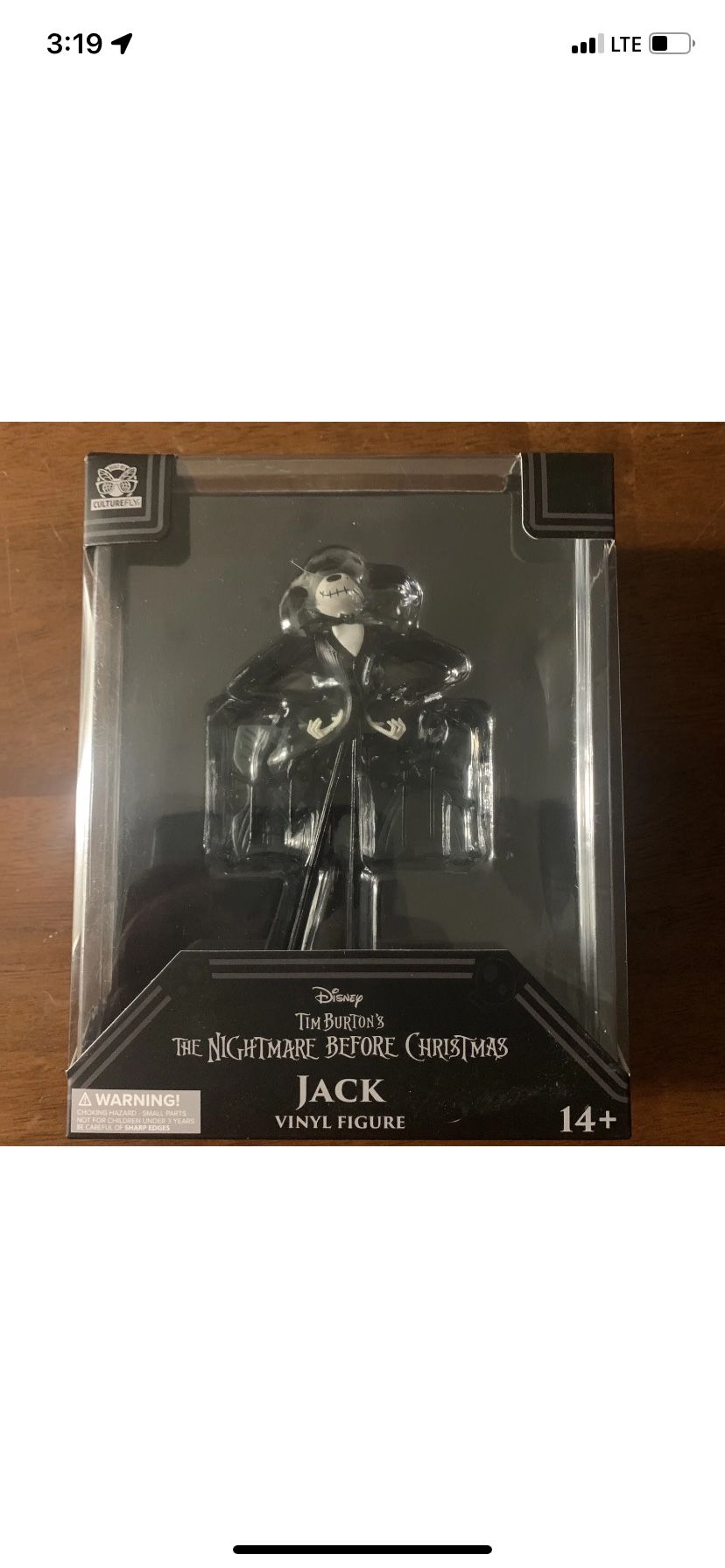 Nightmare Before Christmas King Jack Vinyl Figure