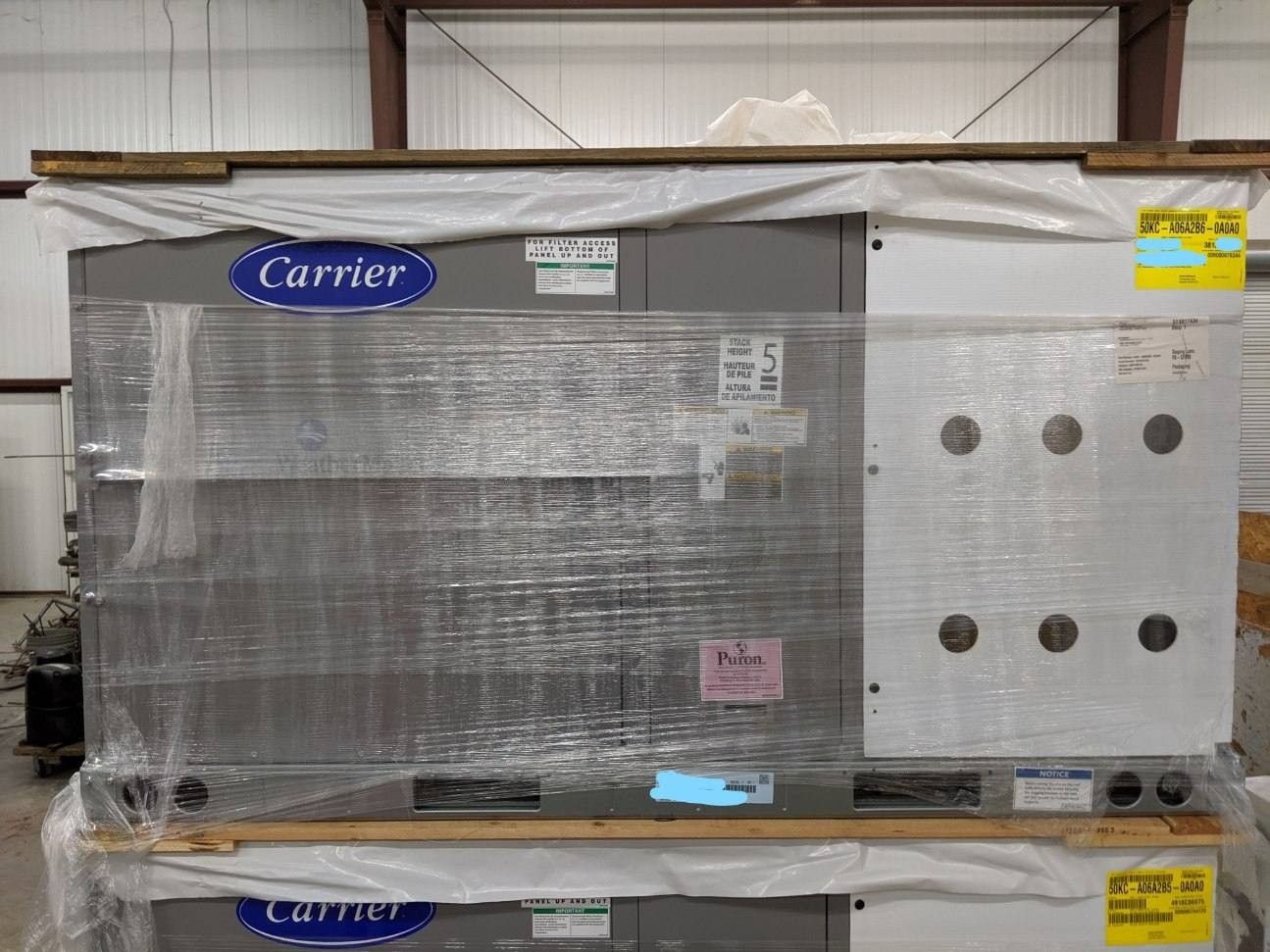 Carrier Weathermaker 50KC 5 Ton Package A/C Air Conditioner