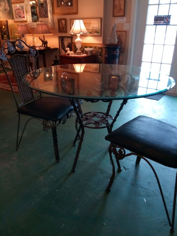 Large Wrought Iron Table With Two Chairs For In Melrose Fl Large Wrought Iron Table With Two Chairs