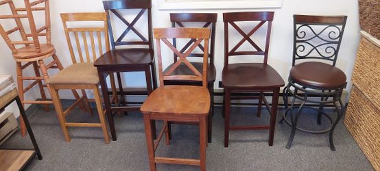 24 And 29 High Bar Chairs 