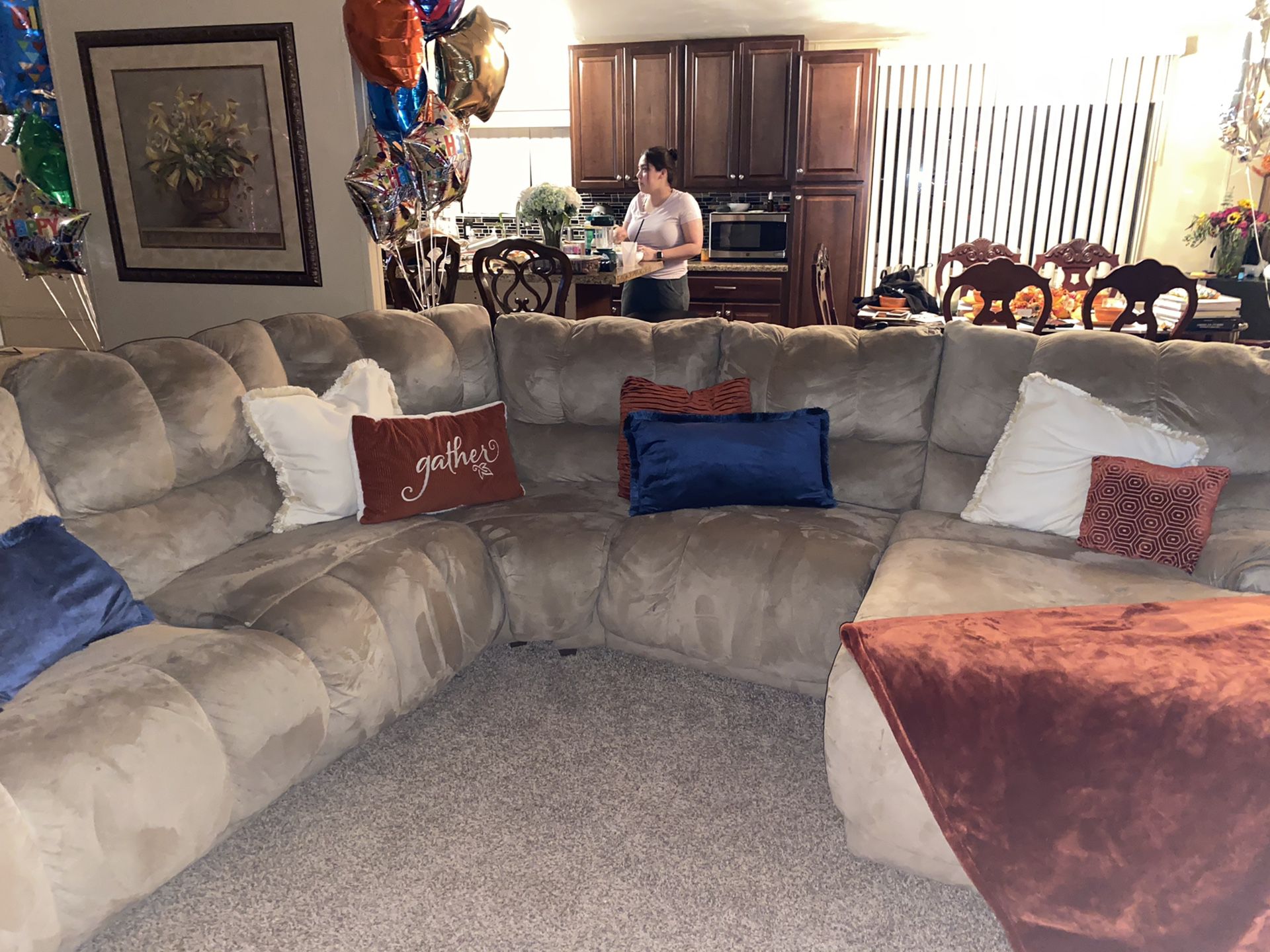 Beige Sectional (couch only)
