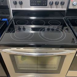 Frigidaire glasstop stainless steel stove