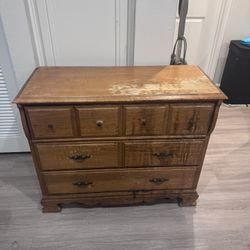 5 Drawer Dresser 38x16x31.5 Project / Needs Work