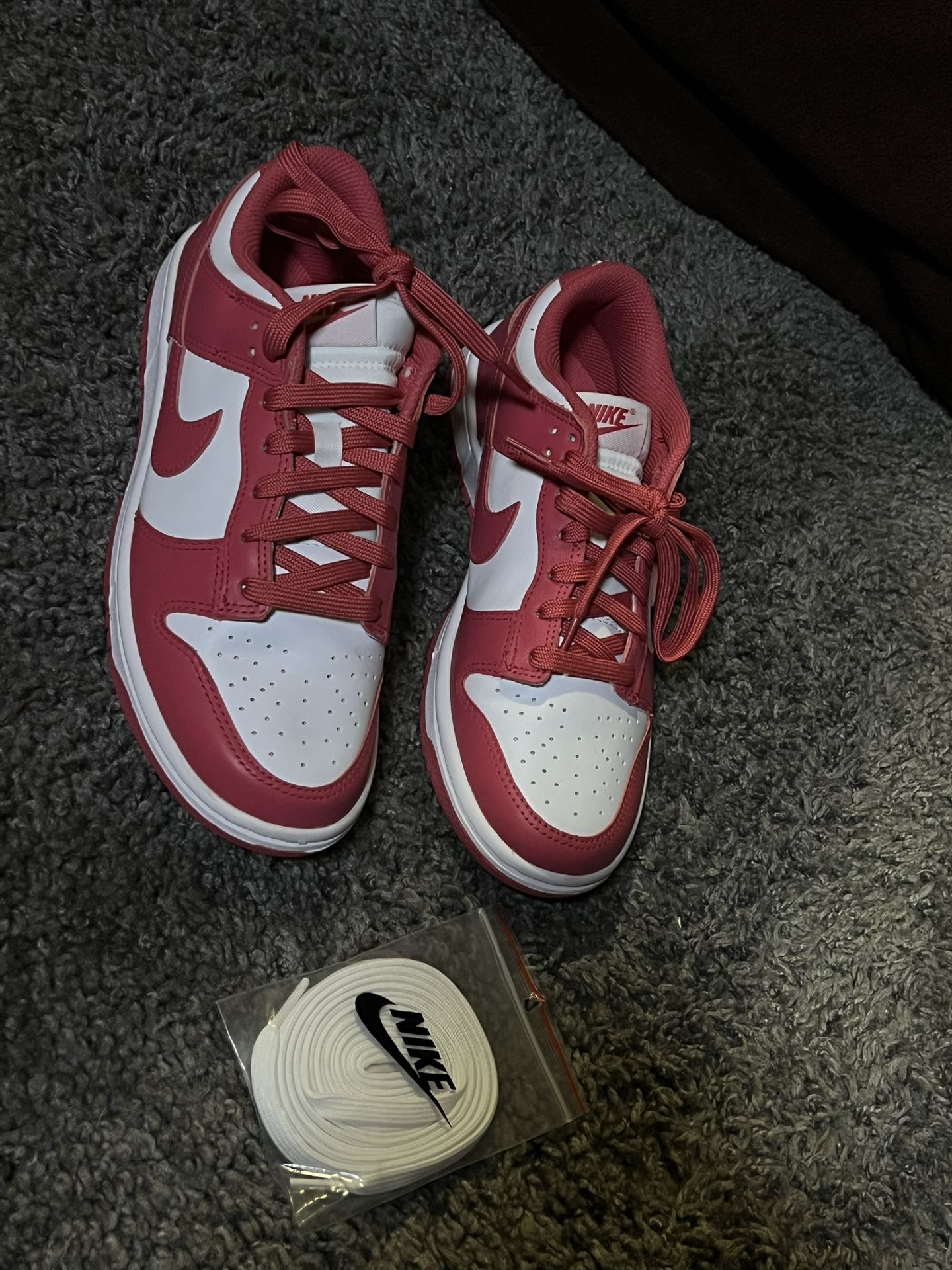 Pink W Low Dunks (negotiable)
