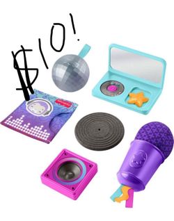 Fisher Price Mini Me Moments DJ Gift Set, Baby Sensory Learning Toys For Play, 6 Pieces