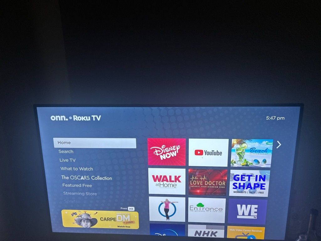 Onn Smart TV 50 Inch Roku