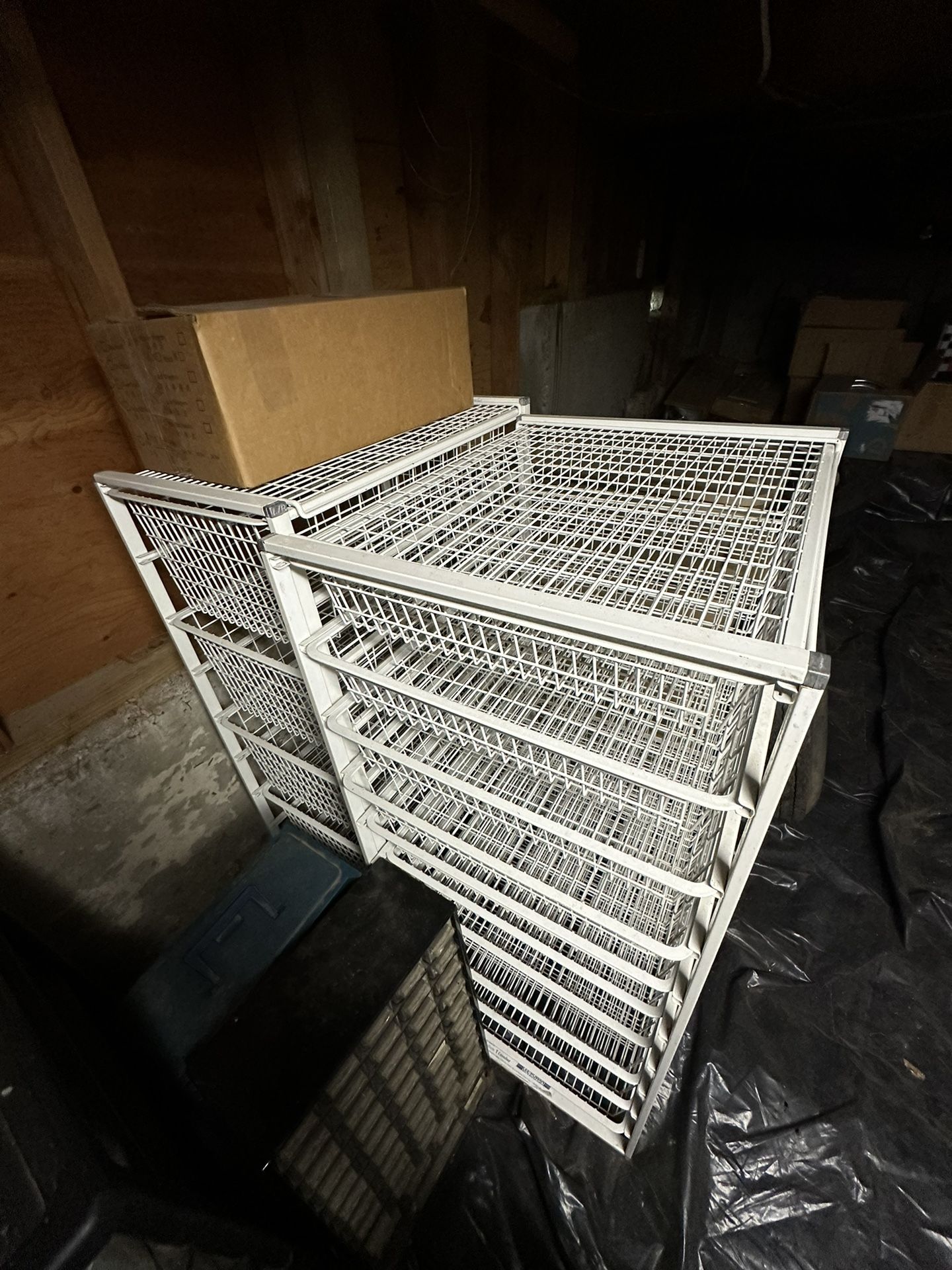 20. Each   Wire Mesh Drawers Storage Units 