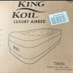 Mattress Twin Size KING KOIL ‘ Comes With Original Box 