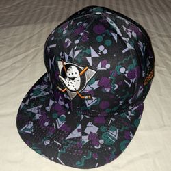 Anaheim Ducks NHL Snapback - Bodhi Leaf Coffee Promo Hat 90's