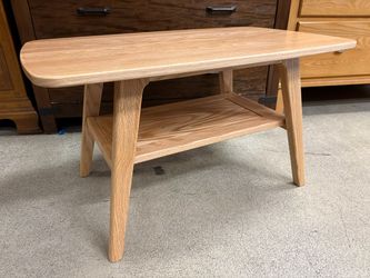 Blonde MCM Style Rectangular Coffee Table