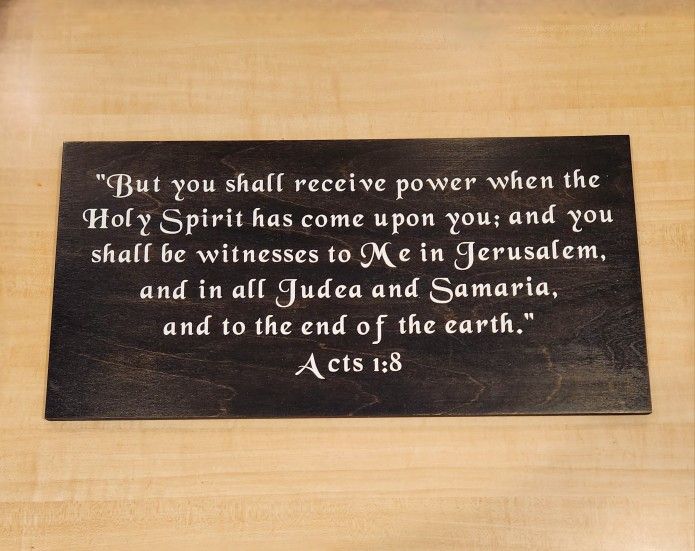 Religious Scripture Wall Plaque