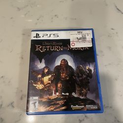 The Lord of the Rings: Return To Moria Ps5