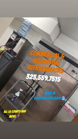 Commercial hvac/refrigeration walk in coolers&freezers prep tables AC units