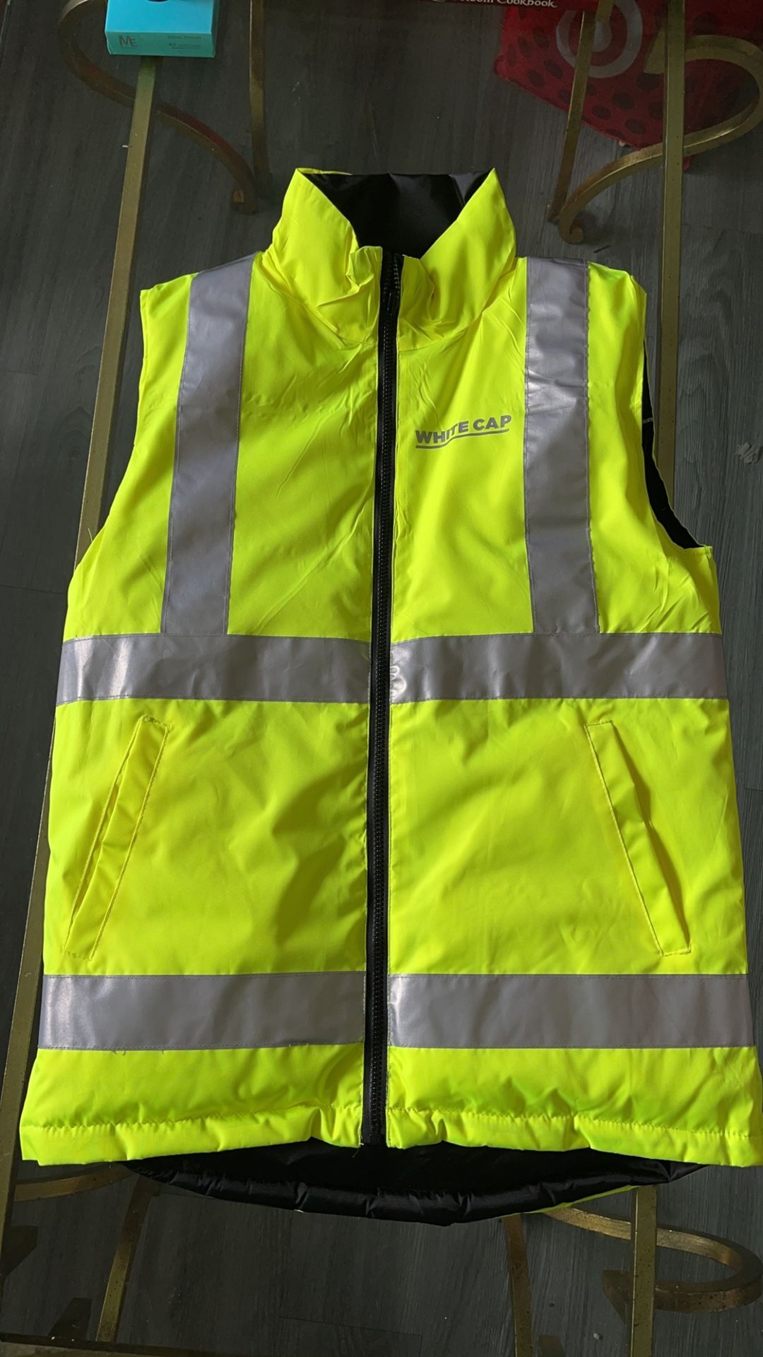 TINGLEY RUBBER V26022 Reversible Insulated Vest, Lime