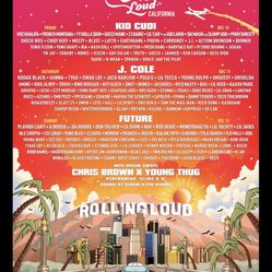 Rolling Loud Ticket 2021 3 Day Pass 