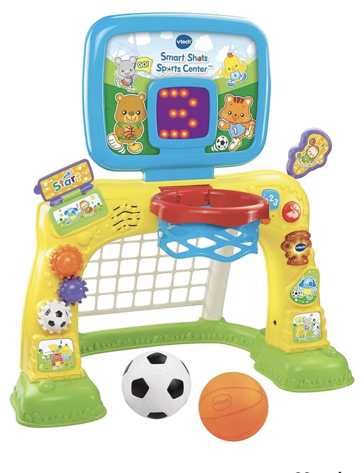 VTech Smart Shots Sports Center Toddler To Preschooler Hoops Soccer NEW OPEN BOX