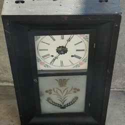 Antique Seth Thomas Ogee Mahogany Mantel Clock