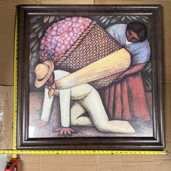 Diego Rivera Flowers "The Flower Carrier" -- 1935 -- Diego Rivera -- Print