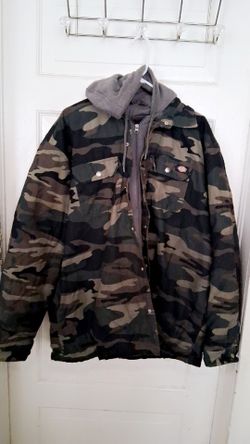 Men's Dickies Jacket Size 3xl Sipper&botton Up