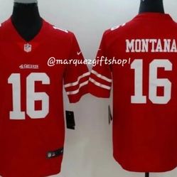 Men's Joe Montana SF 49ers Jerseys 