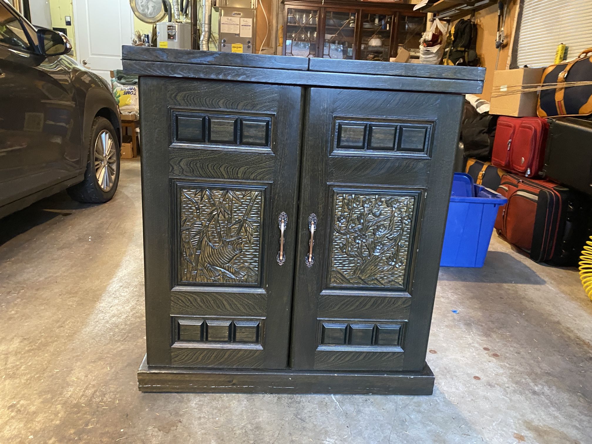 Mid Century Asian Influence Dry Bar