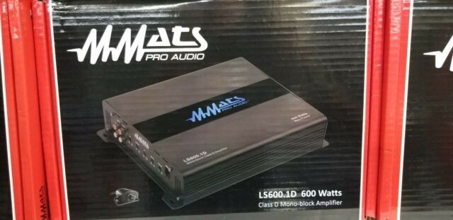 MMATS Pro Audio Ls600.1d Class Stereo MOSFET Amp $149.99