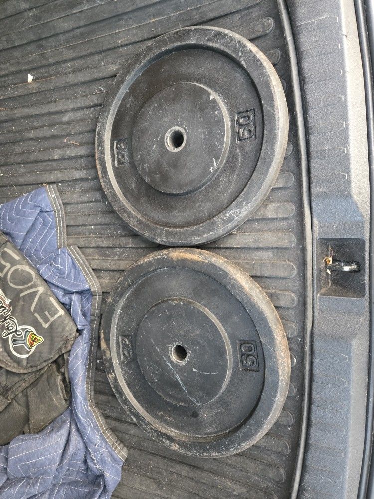 50lb CAP Standard 1inch Weight Plates 