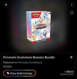 Prismatic Evolutions Booster Bundle
