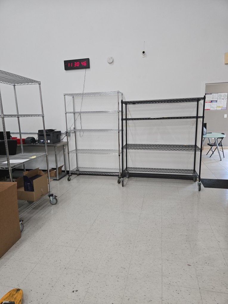 Various Storage Racks ALL ON Wheels