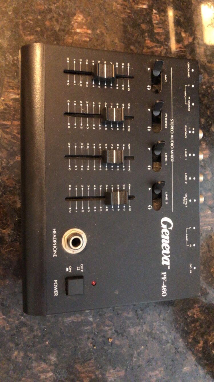Geneva PF-460 Audio Mixer