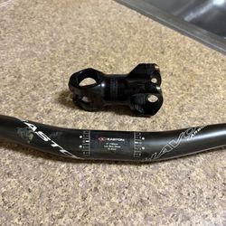 EASTON CARBON HANDLEBAR AND STEM BIKE…