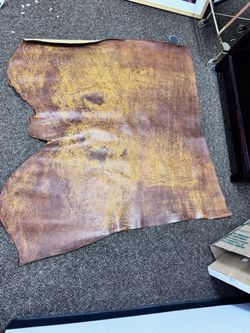 (8) Natural Genuine leather | full cow hides | imported