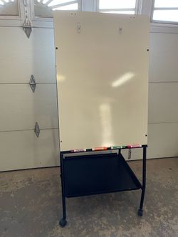Dry Erase Board w/Stand and Wheels