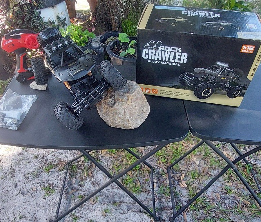 New 1/12 Scale Rock Crawler Alloy Metal Body/upgraded Oil Shocks
