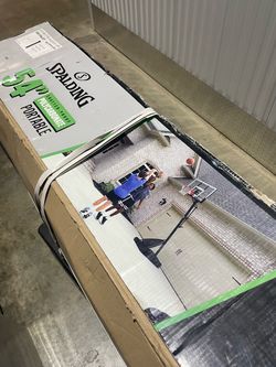 Spalding 54” portable basketball hoop