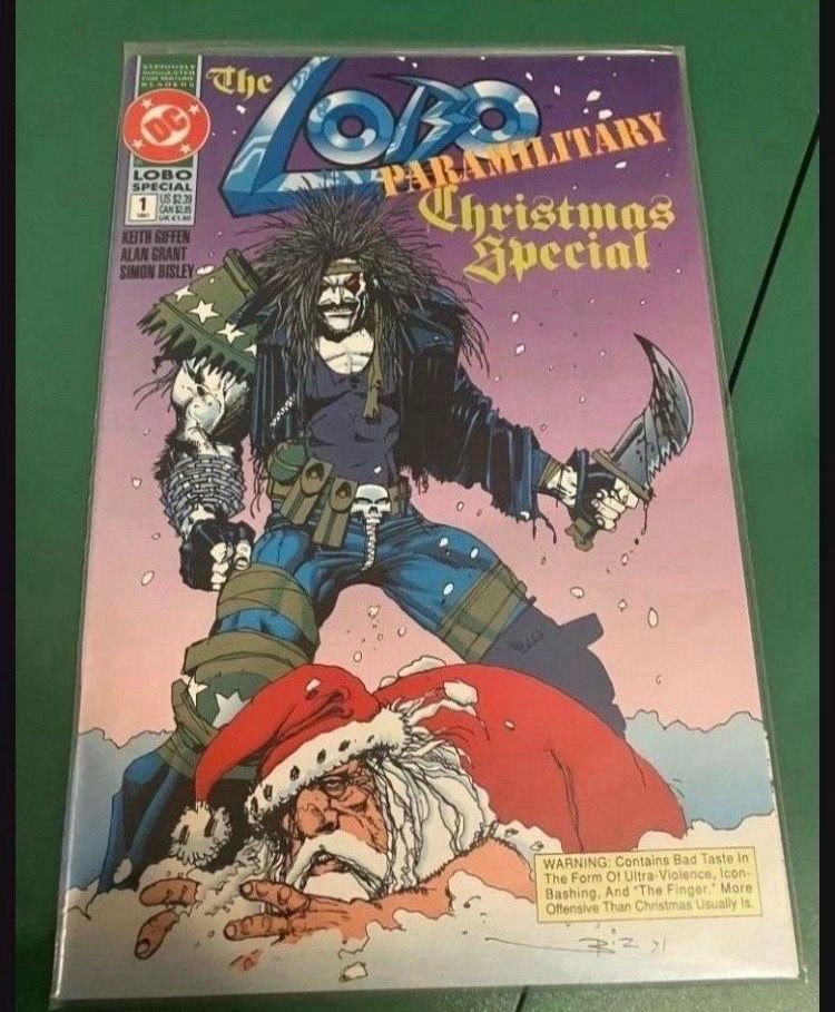 1991 Lobo Paramilitary Christmas Special Comic Book (Mature Readers Suggested)