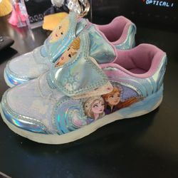 Frozen Light Up Girl Shoes 