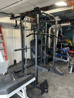 All-in-one Smith & cable Machine - Brand New