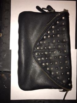 Spiked Drewsey hand clutch purse
